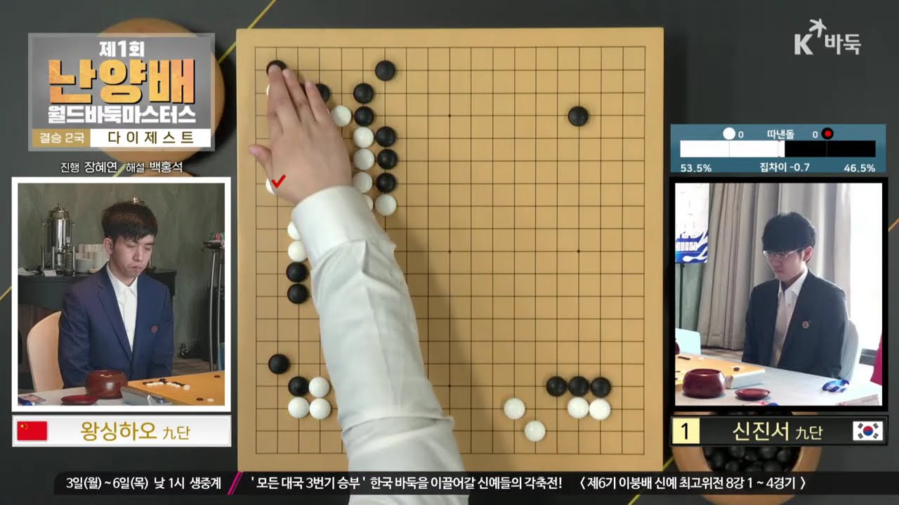 ★60분 요약★ ['1승' 신진서vs왕싱하오] 제1회 난양배 월드바둑마스터스 | 결승3번기 2국 다이제스트