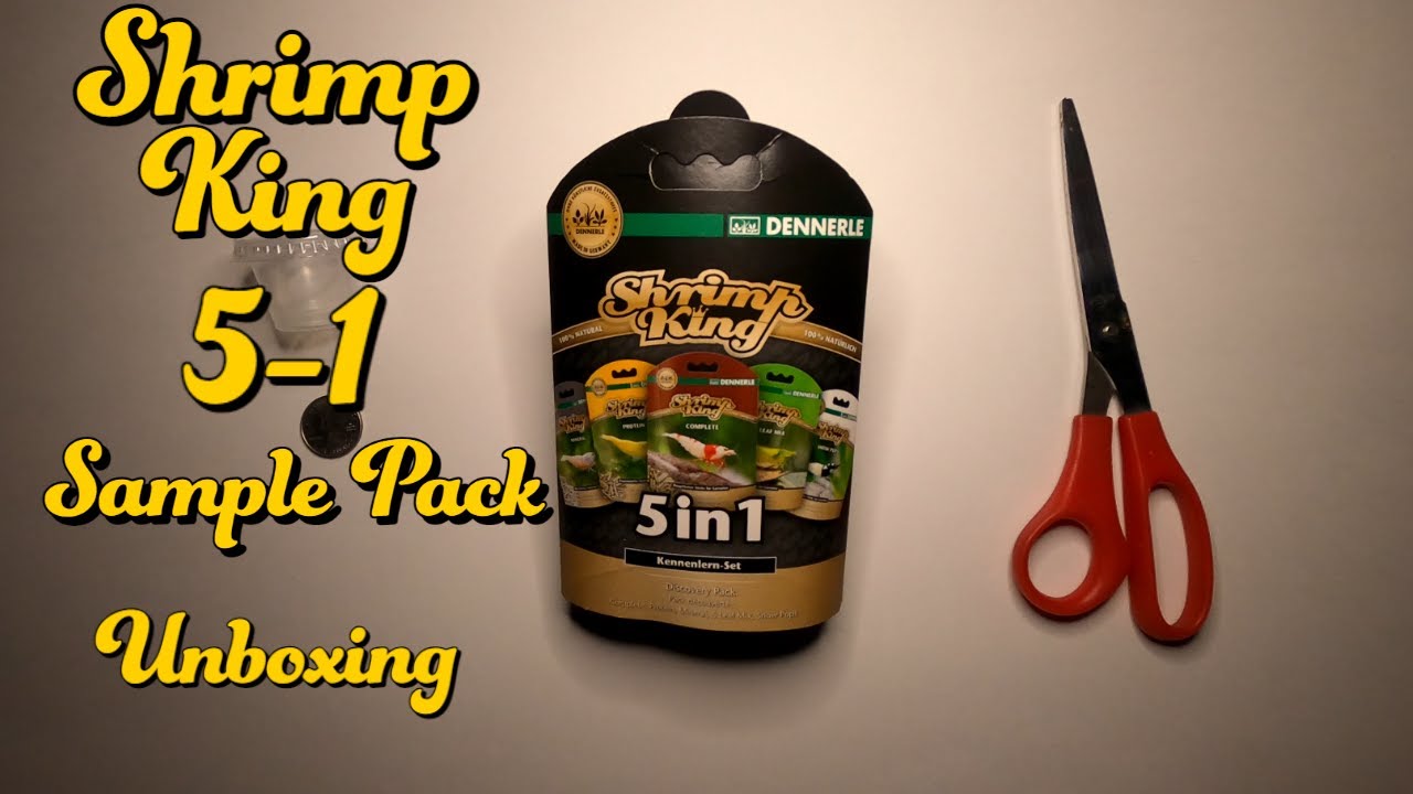 Dennerle Shrimp King 5 in 1 Sample pack Unboxing and Comparison - PSA Review 002