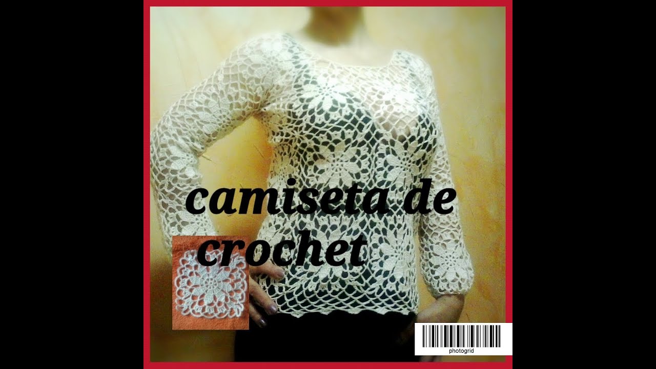 Tutorial:CAMISETA DE CROCHET O GANCHILLO