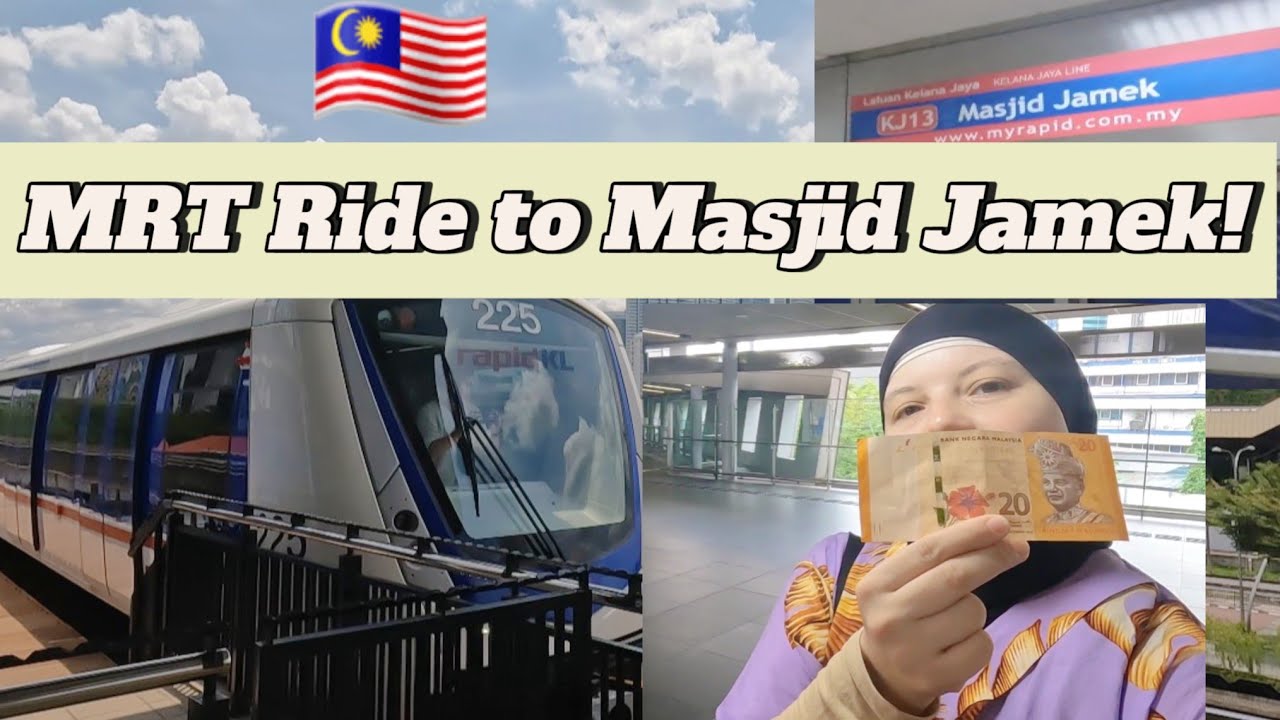 KUALA LUMPAR MRT RIDE🚅- Bukit Bintang to Masjid Jamek #kualalumpurtravel