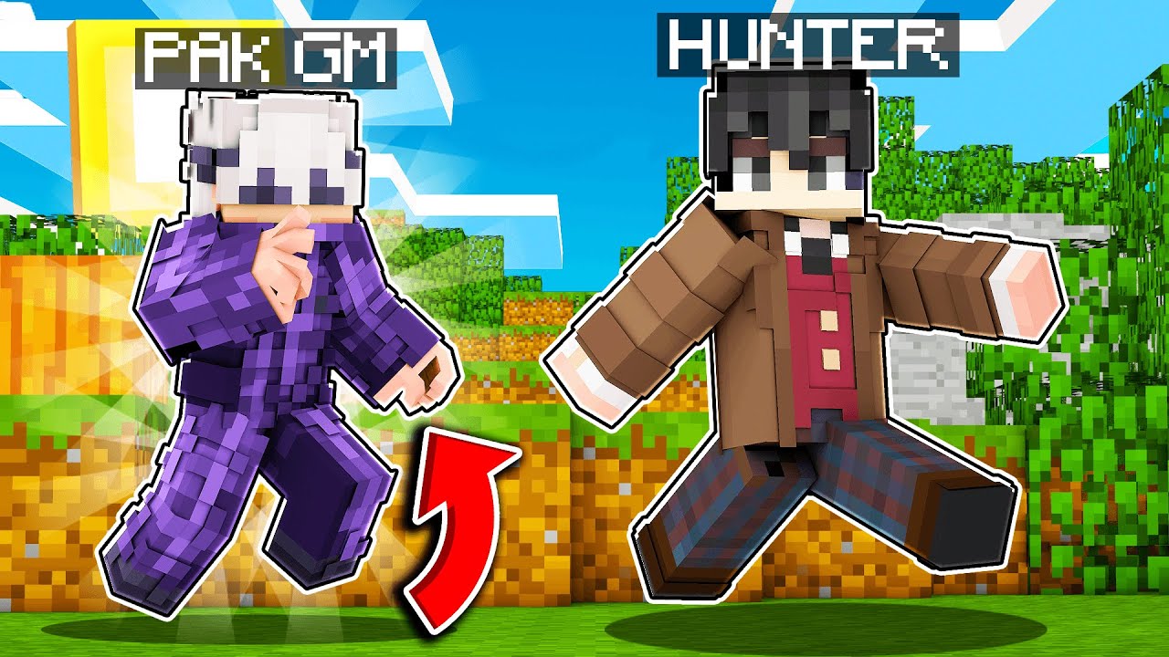 Manhunt, tapi Aku Jadi Gojo Satoru di Minecraft!