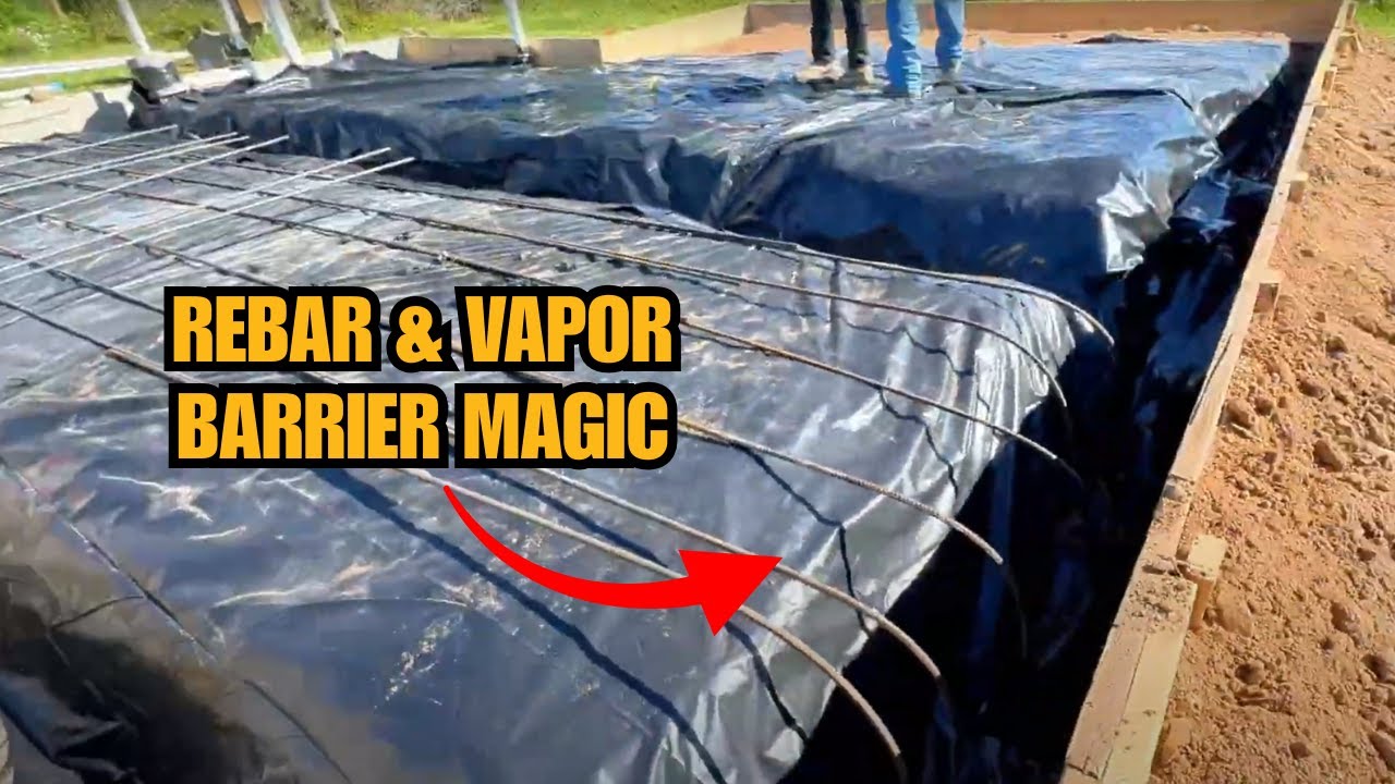 Step-by-Step Guide: Vapor Barrier & Rebar Installation