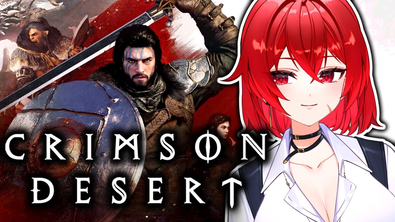 My REAL First Crimson Desert Stream Starts Here! FIRST LOOK | 🔴LIVE VTuber