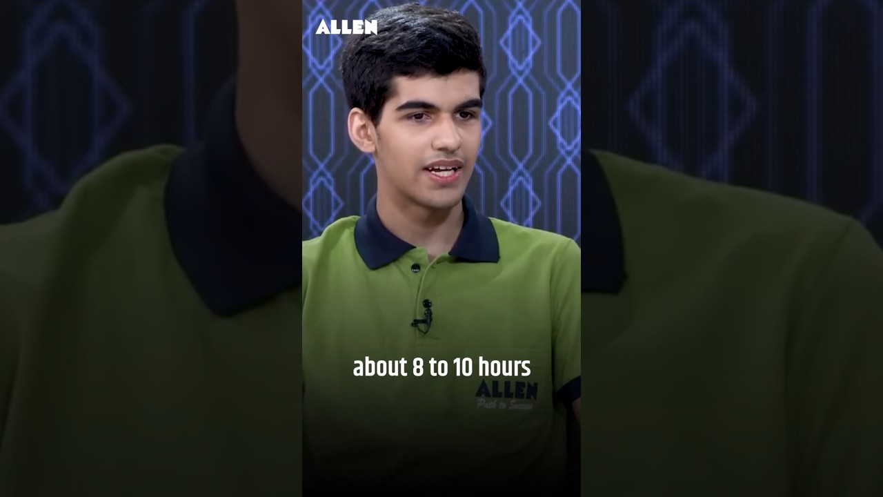 How I Scored 720/720 Studying Just 8-10 Hours a Day | #neetshorts #neettopper #neet2026