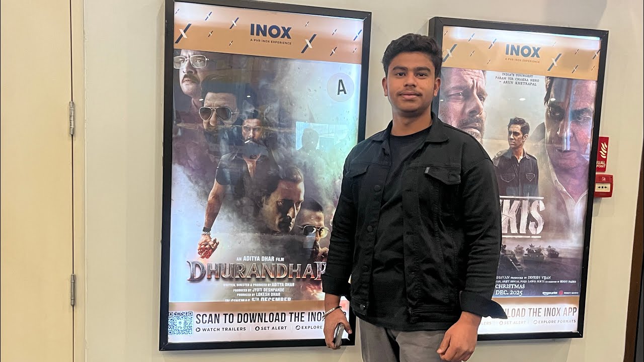 Aaj gaye Dhurandhar movie 🎥 Dekhne￼ 😄#movie #dhurandhar #newvlog 