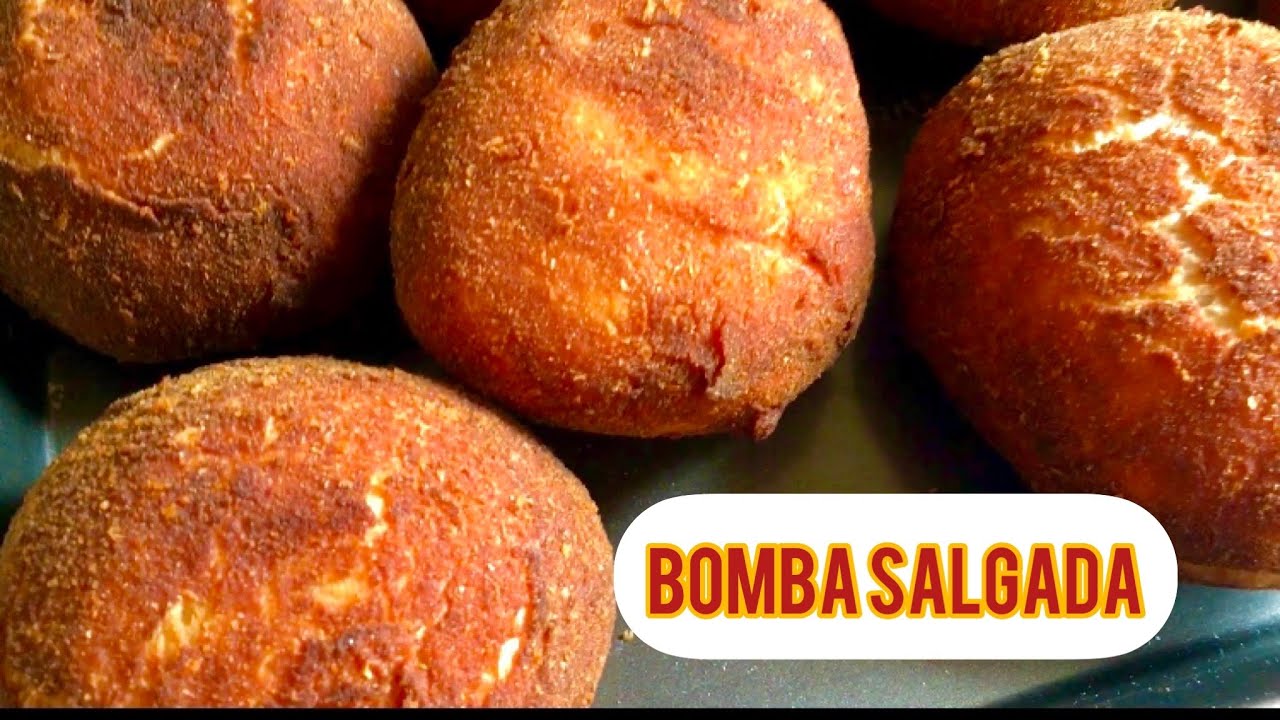 RECEITA DE BOMBA SALGADA- FAZ SUCESSO NO PIAUÍ- BEM RECHEADA E FOFINHA