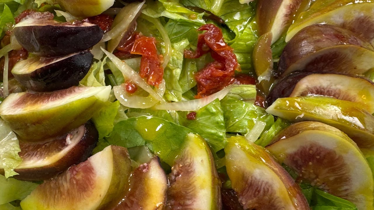 A melhor salada de figo com alface