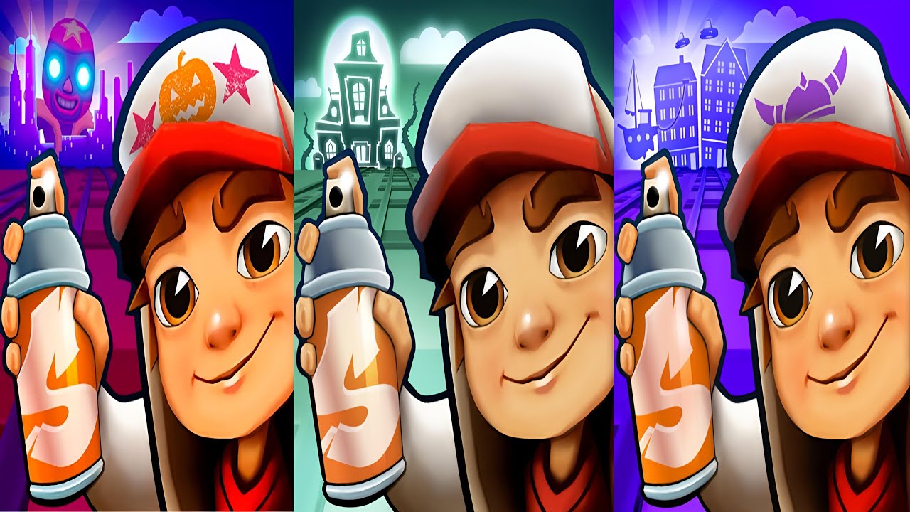 Subway Surfers : Mexico 2022 🆚 Copenhagen 2022 🆚 Haunted Hood 2023