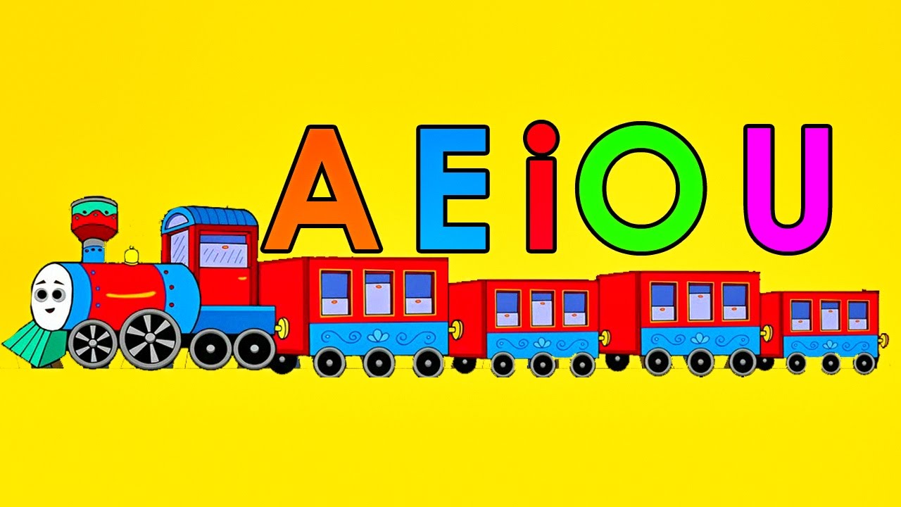 El Tren De Las Vocales Canción Infantil - a e i o u - Videos Educativos Para Niños - Lunacreciente