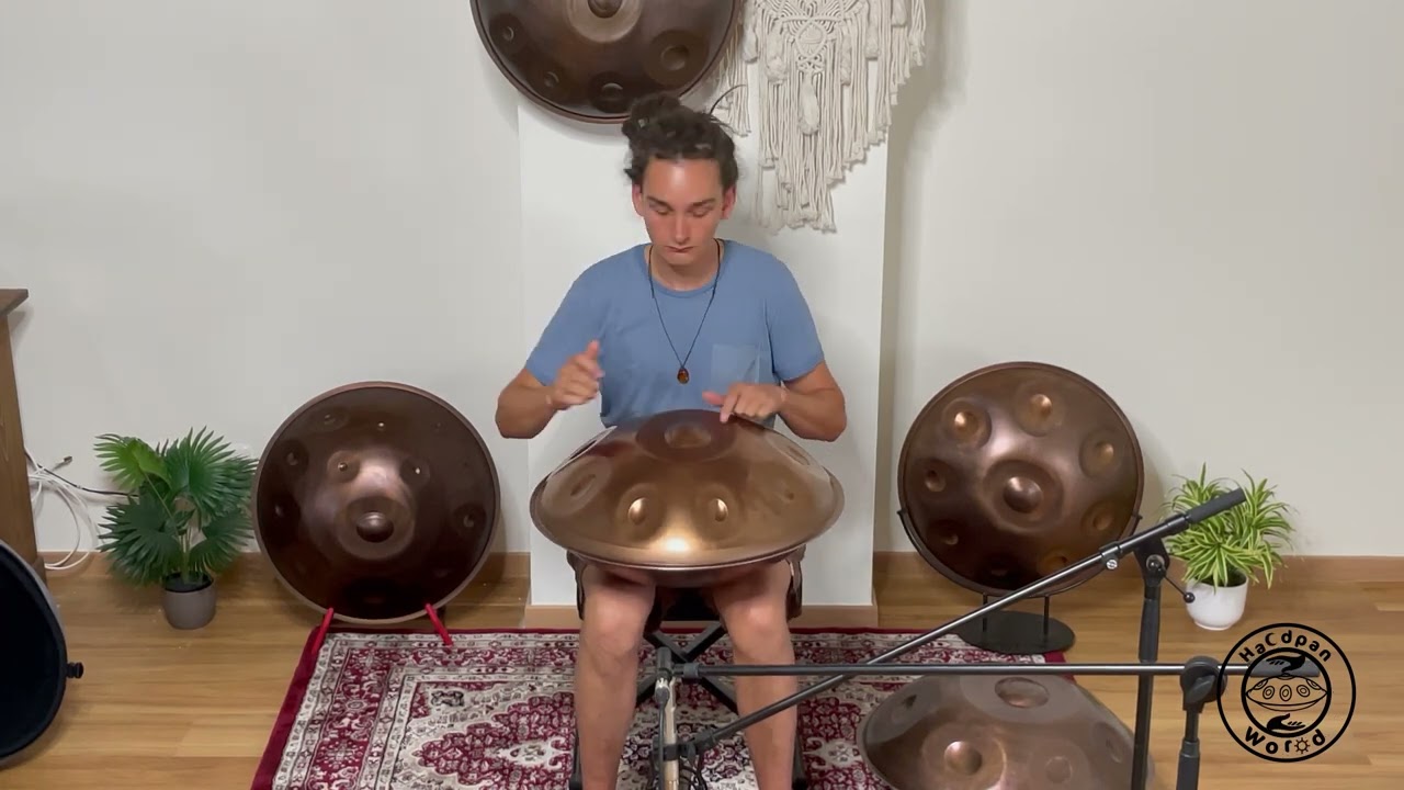 Nala Handpan: B2 Celtic Minor /Amara 9 | Embersteel | 440Hz | Scale: B/ F# A B C# D E F# A  [2]