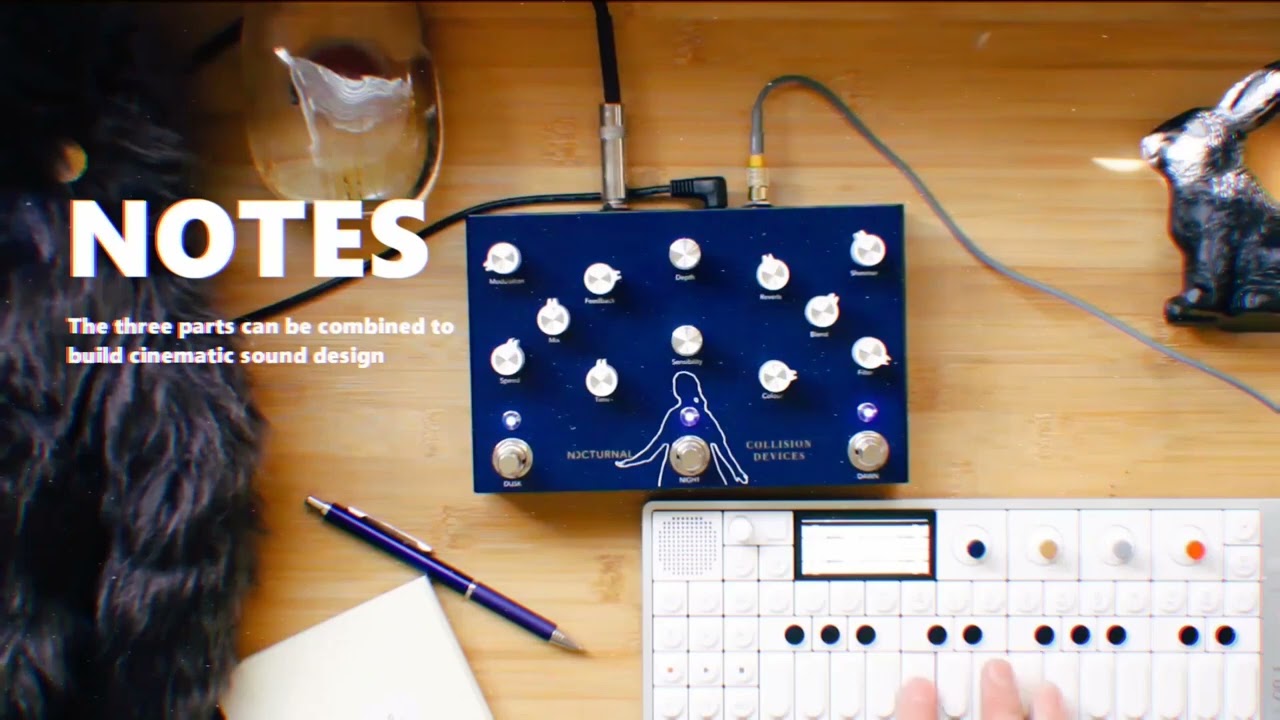 Collision Devices NOCTURNAL cinematic shimmer reverb / modulation delay / tremolo short filim