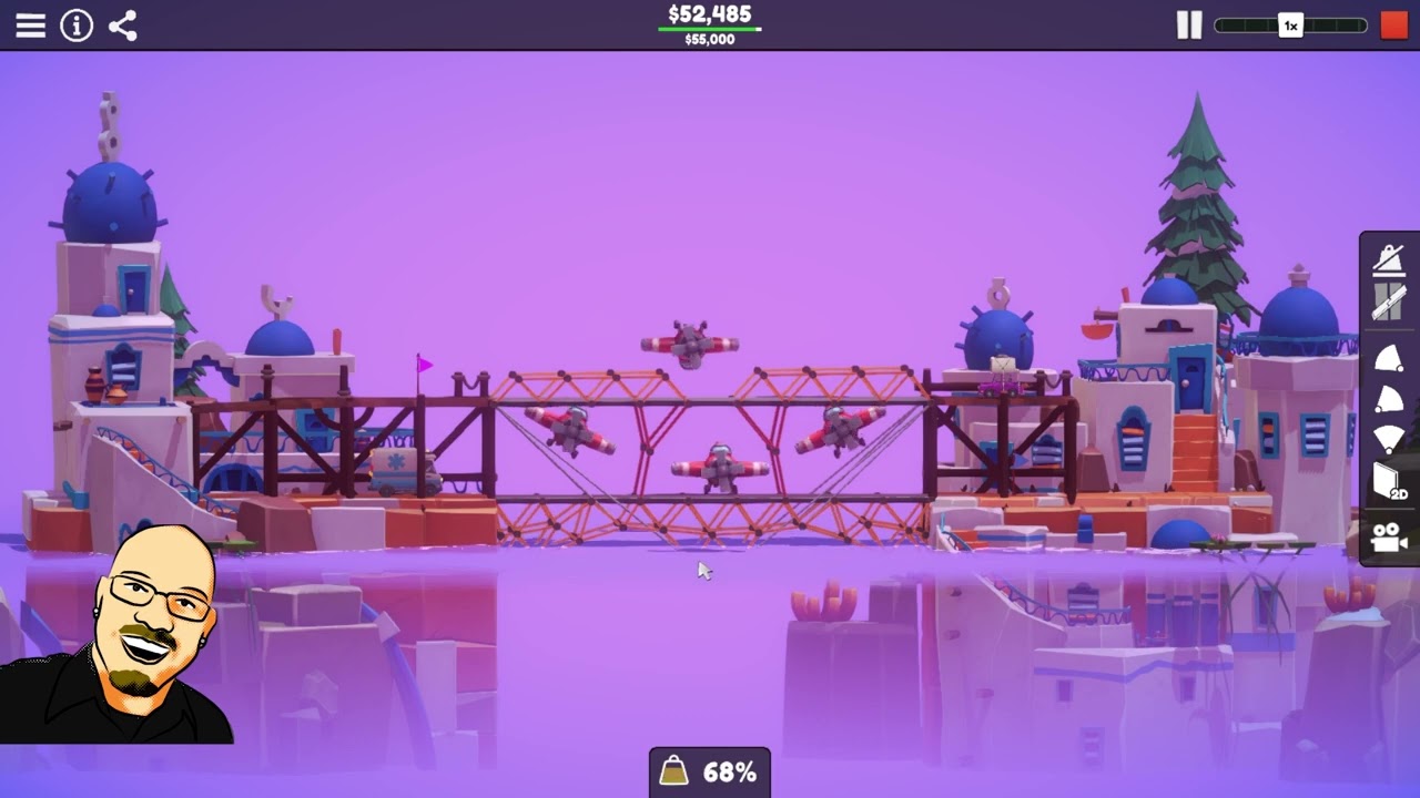 Poly Bridge 3: Serene Cyclades - Just Passing Through & Scraping By