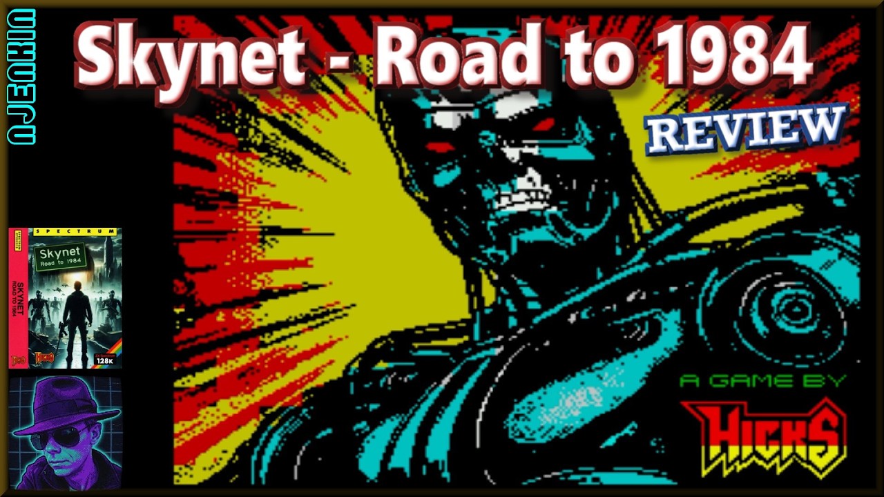 Skynet: Road to 1984: хоумбрю-игра 2024 года &mdash; на ZX Spectrum 128K!! с комментариями