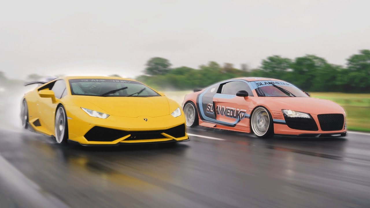 SUPERCARS Attend Local Car Meet! (Lamborghini Huracan, Audi R8 and More)