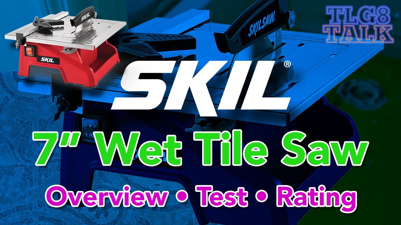 SKIL Wet Tile Saw Test Review Rating. The best wet tile saw for the money.