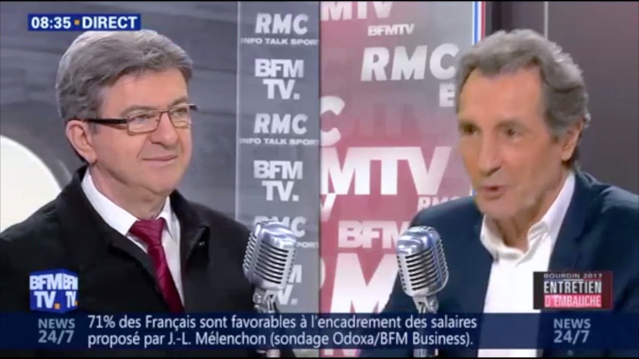JEAN-LUC MÉLENCHON INVITÉ DE BOURDIN DIRECT - #BourdinDirect