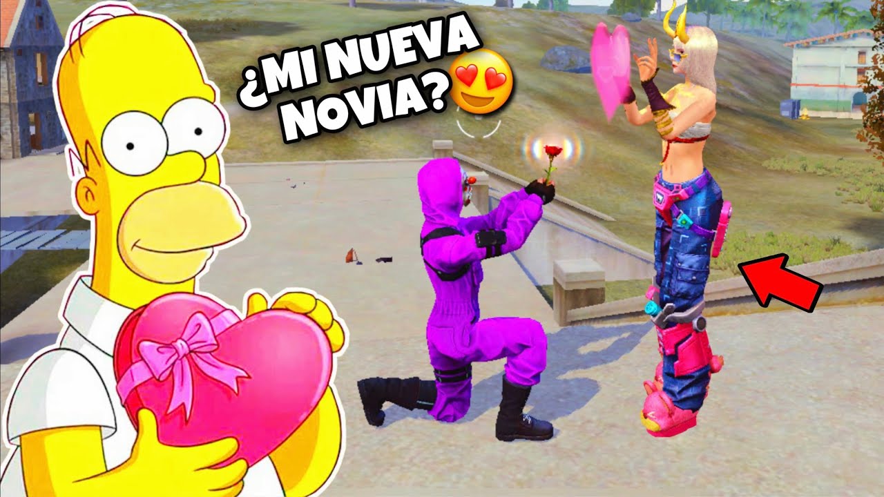 RETO: CONSEGUIR NOVIA en FREE FIRE 😍 *LE REGALO LA PARTIDA* ❤️