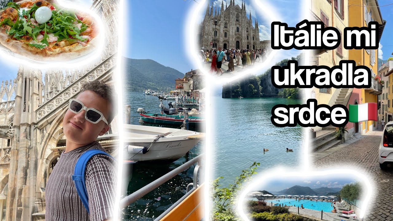 MILUJU ITÁLII!!🇮🇹 - hezčí jezero než Como, ale zatím jste o něm neslyšeli, Milán, jídlo a mnohem víc
