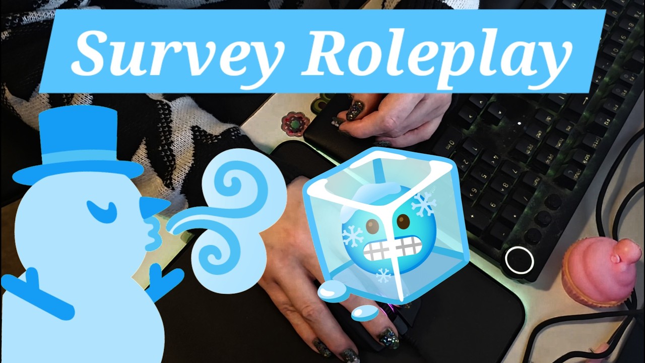 ☃️❄️☃️ ASMR Survey Roleplay ☃️❄️☃️ - Winter Edition Softspoken ASMR Chatty, Friendly, Realistic ASMR