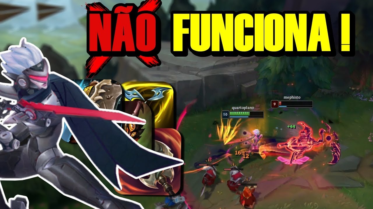 KAYN TOP NÃO FUNCIONA ! (Pelo menos não contra FIORA)