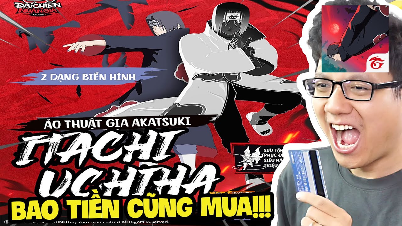 Tiêu HẾT TIỀN Để Trở Thành... Uchiha Itachi Free Fire Naruto