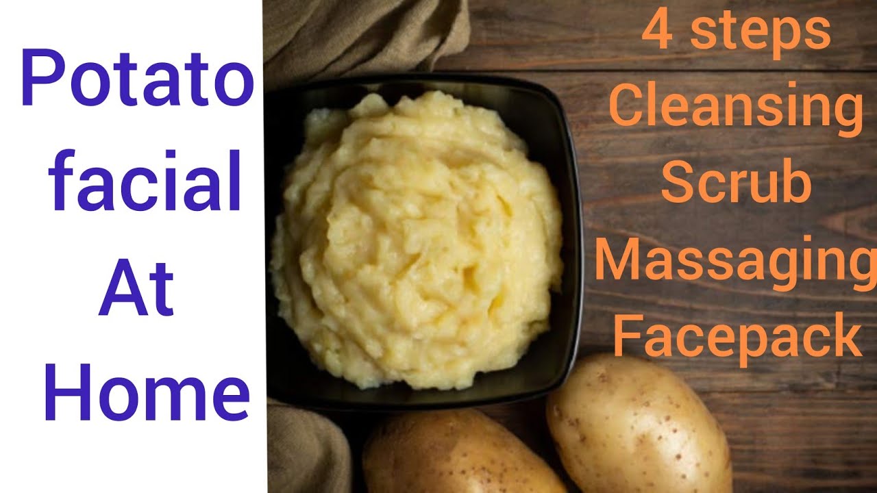 4 STEPS POTATO FACIAL FOR CLEAR& SPOTLESS SKIN AT HOME//skin care##homemade##skincare##facepack