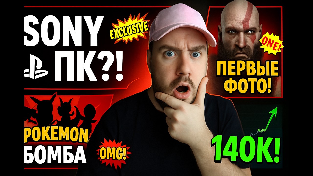 SONY СДАЁТСЯ ПК?! 140К в Steam, КРАТОС ИЗ СЕРИАЛА и Pokémon-БОМБА — НОВОСТИ НЕДЕЛИ