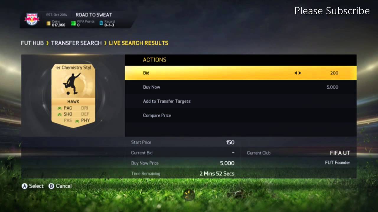 FIFA 15 - Easy Chem Style Trading Method!