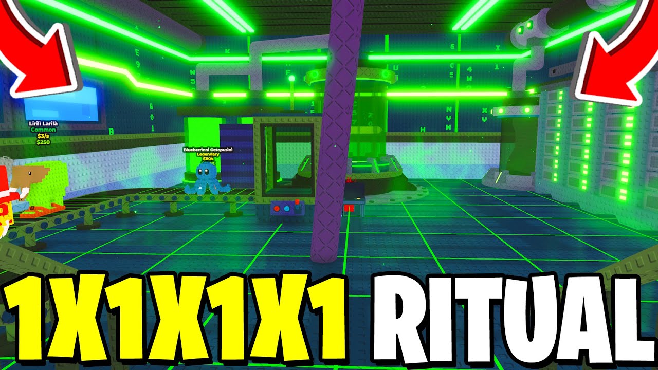 Как провести ритуал 1X1X1X1 в Steal A Brainrot! Roblox