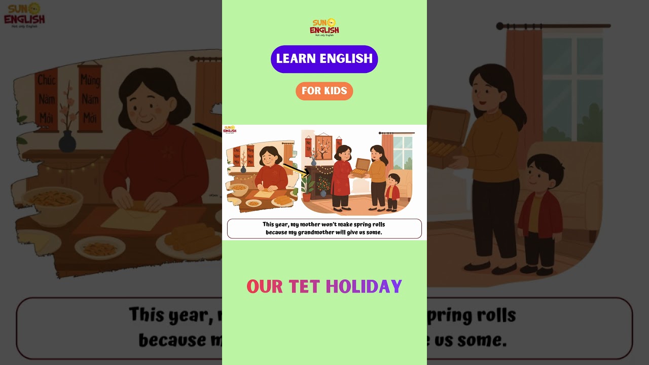 Our Tet Holiday | Vietnamese New Year Story for Kids | Family & Traditions