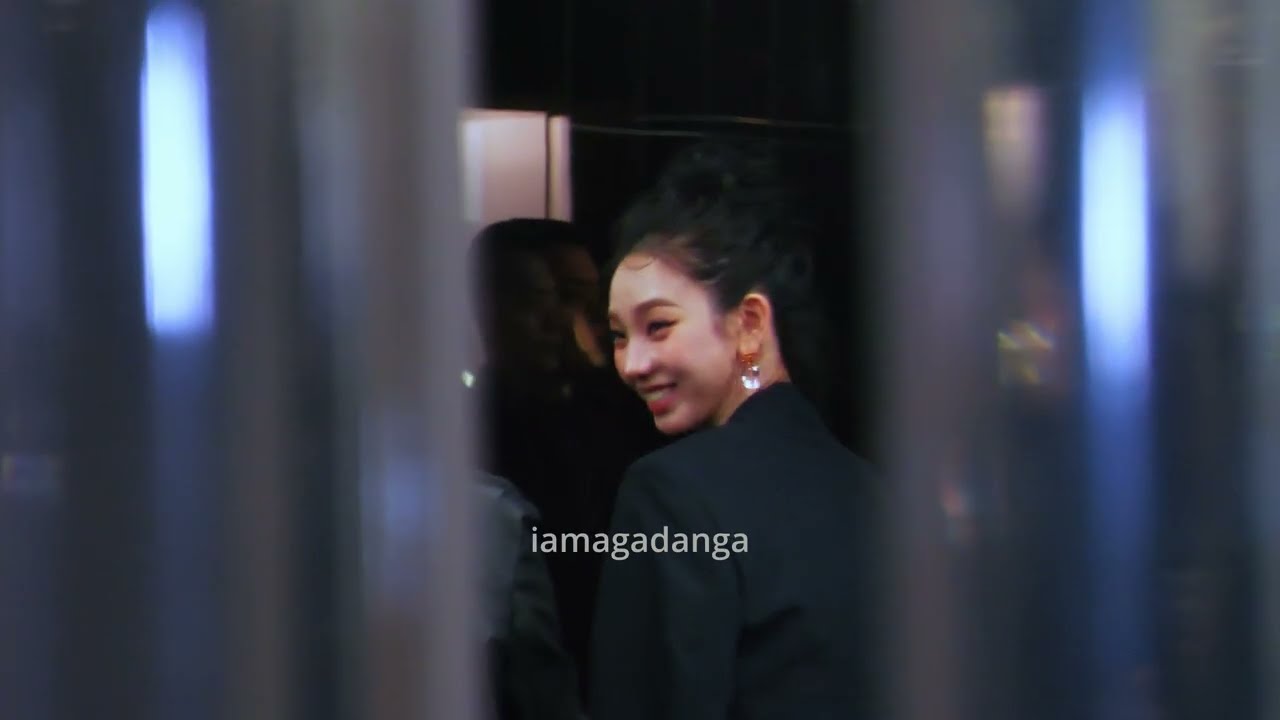 유지민 Karina [AESPA] at the Prada's FW26 womenswear party in Milan #karina #pradafw26
