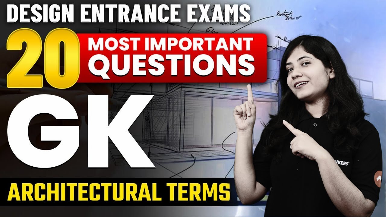20 Most Important Questions of GK for Design Exams | Architectural Terms