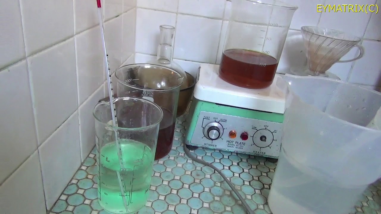 gold precipitation using Iron sulfate　ゴールドリサイクル１