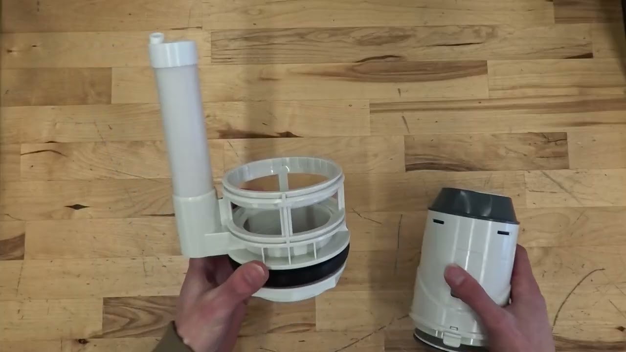 Как заменить двухкомпонентный бачок сливного клапана Water Ridge