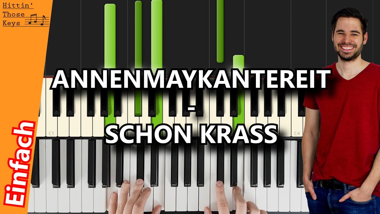 Schon krass - AnnenMayKantereit | Piano Tutorial | German