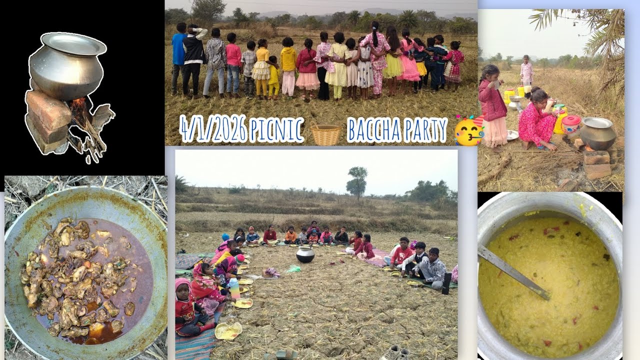 2026🎉2nd vlog 4/1/2026 picnic 🧺 baccha party 🥳 #vlogvideo#santalivlog
