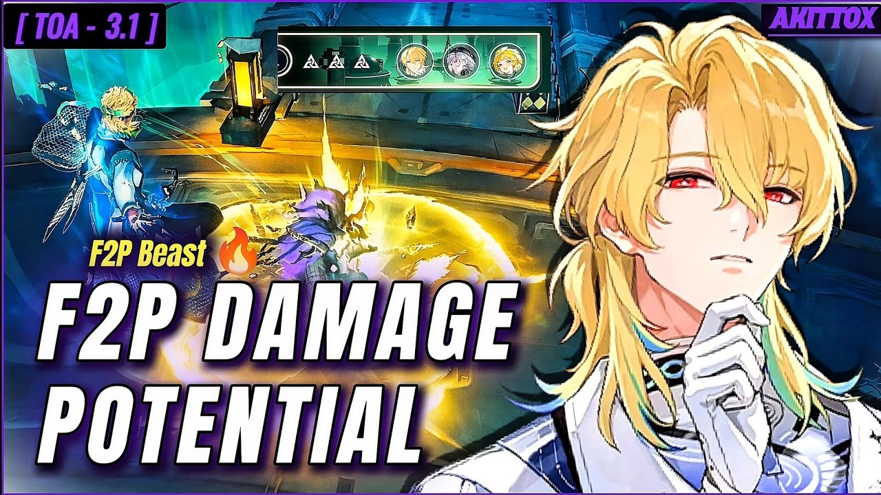 Is F2P Luuk Actually BROKEN ? Luuk showcase Sanhua + Verina in TOA 3.1| Wuthering Waves