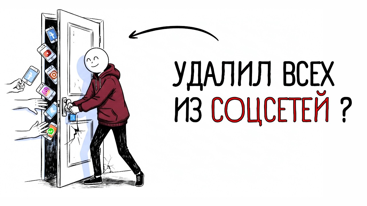 Психология Человека, Который Удалил Всех из Соцсетей