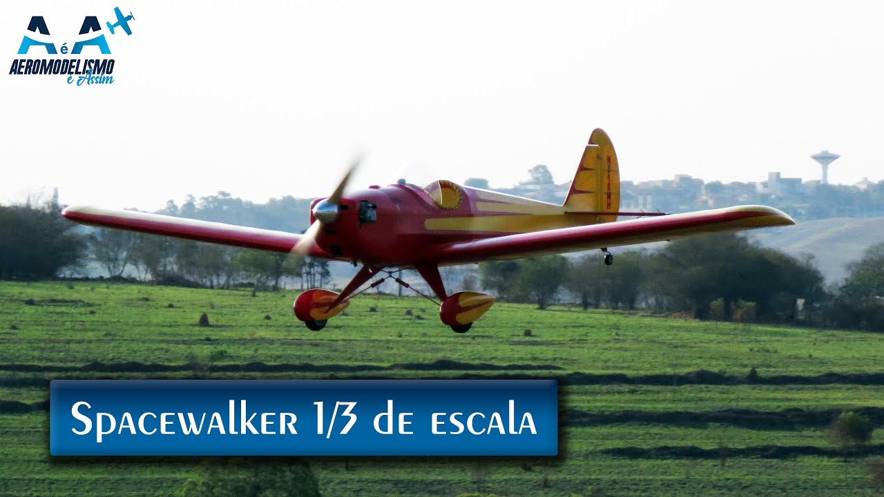 Spacewalker 1/3 de escala com motor Glow OS FT-300 4T