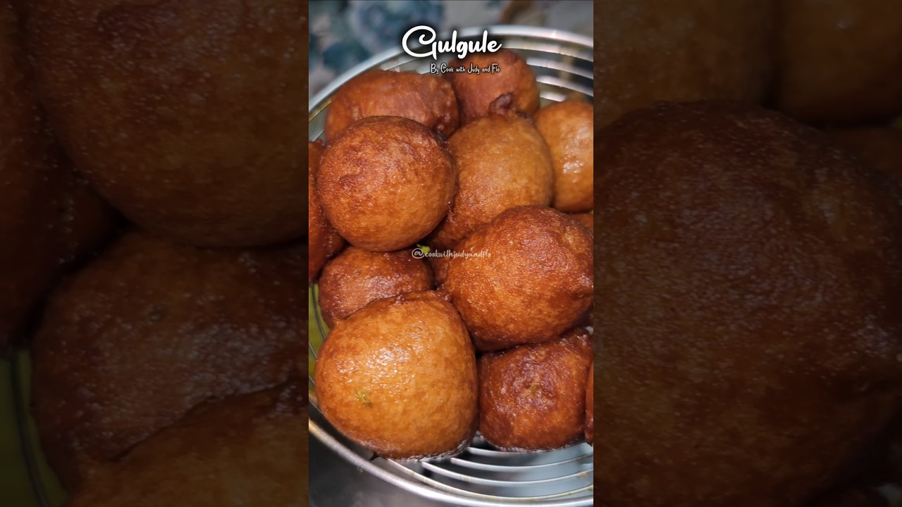 Gulgule Recipe &ndash; Crispy & Sweet Wheat Fritters (Easy & Quick) #gulgule #shorts #cookwithjudyandflo
