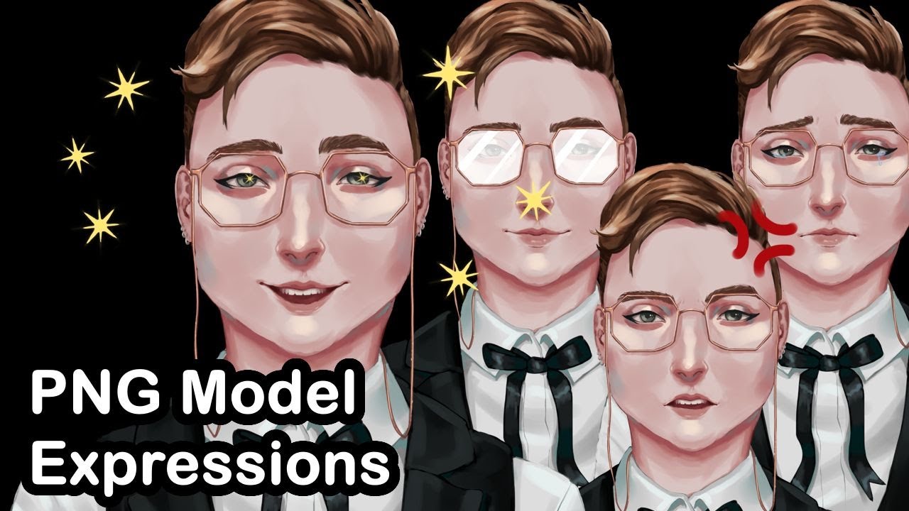 Making Expressions for my PNG Tuber Model