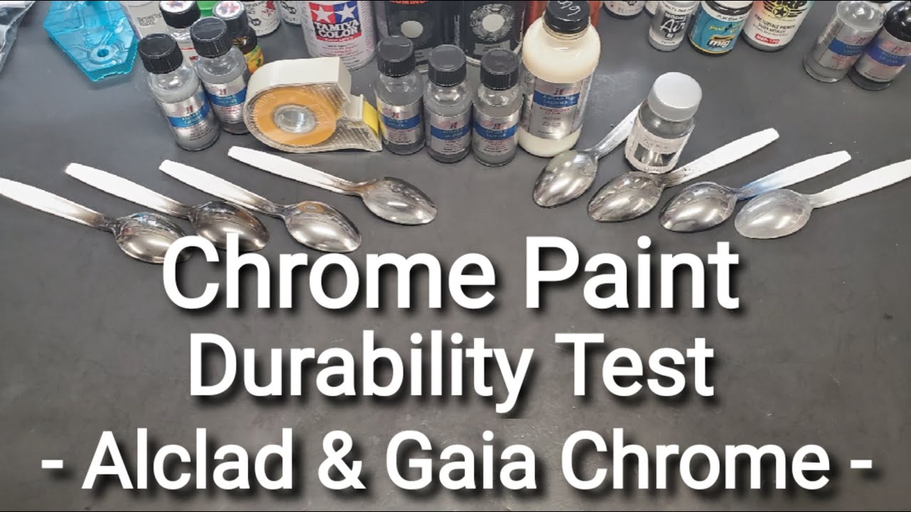 Chrome Paint Durability - Alclad & Gaia Chrome Paint Tested For Strength
