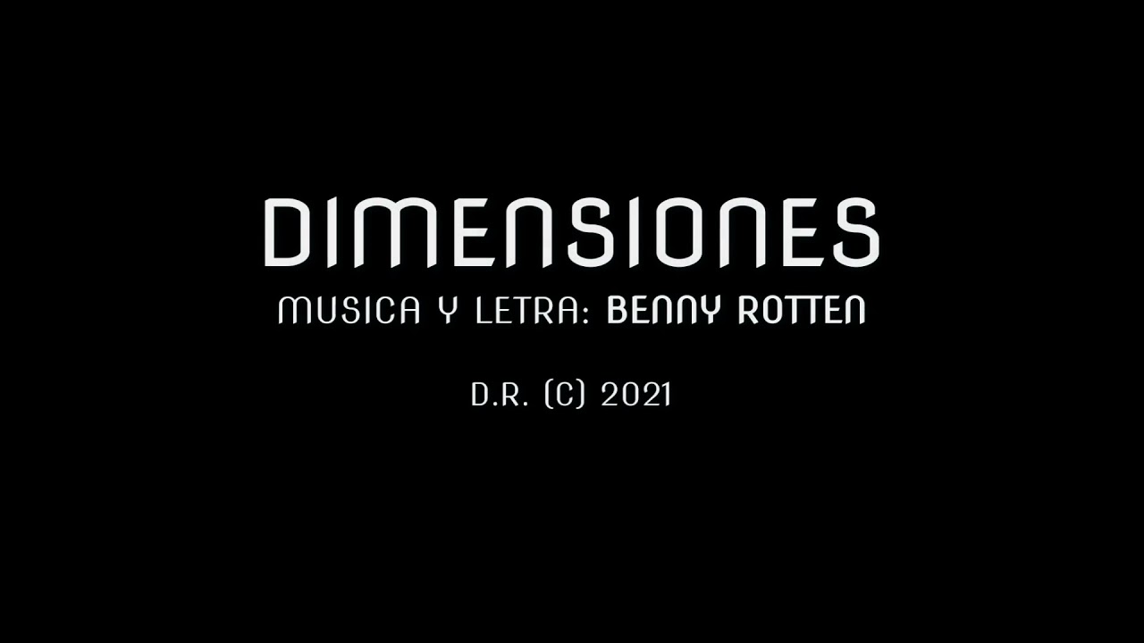 Espécimen - Dimensiones - Benny Rotten (Versión Acústica)