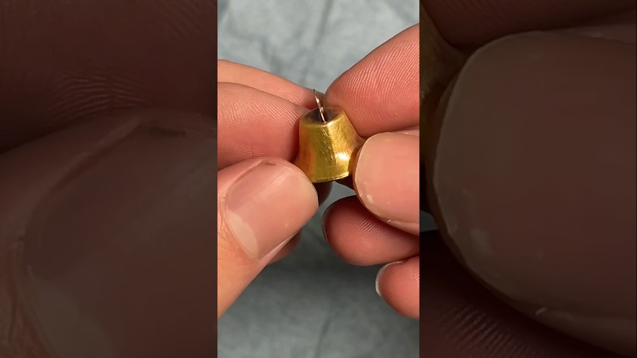 Coating things in brass at home #chemistry #electroplating #brass #science #experiment