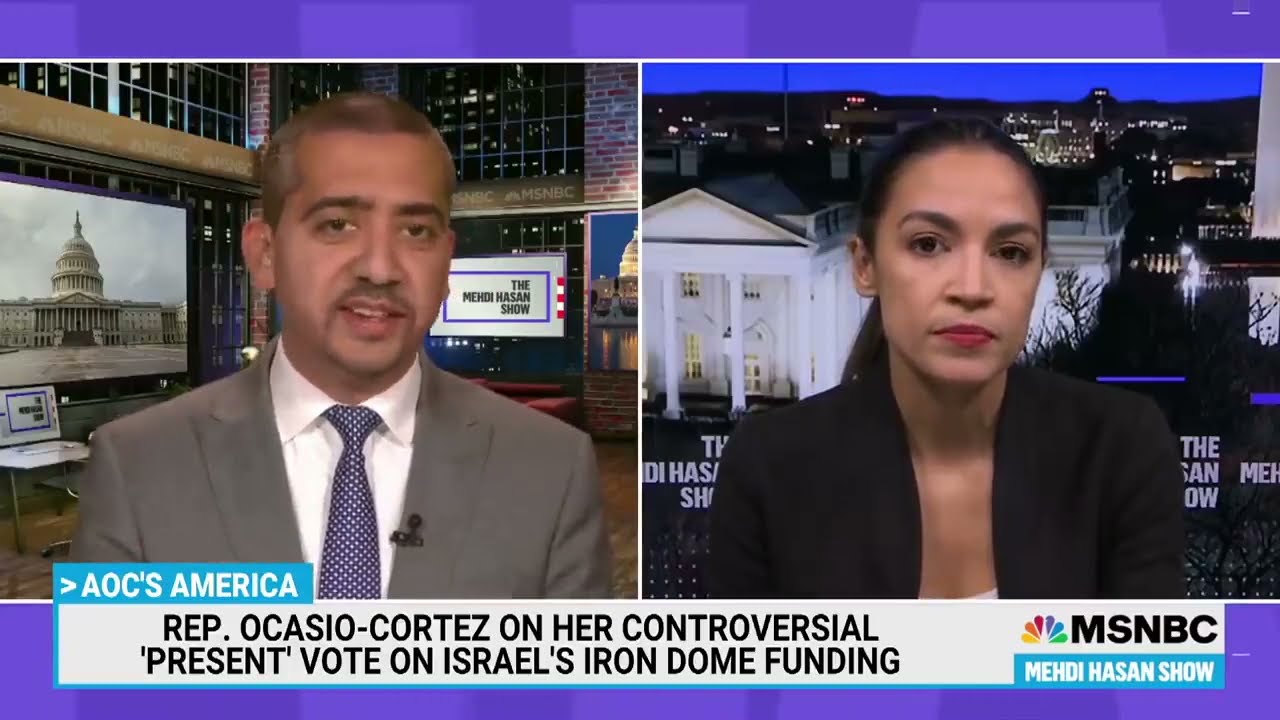 AOC clearly explains why she voted for Israel Iron dome