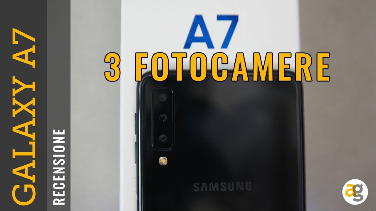 Recensione GALAXY A7 SAMSUNG con 3 FOTOCAMERE