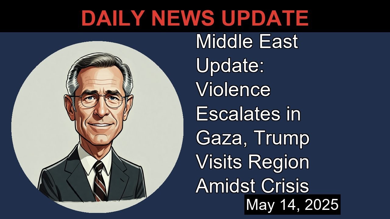 Middle East Update: Violence Escalates in Gaza, Trump Visits Region Amidst Crisis | Evening Update