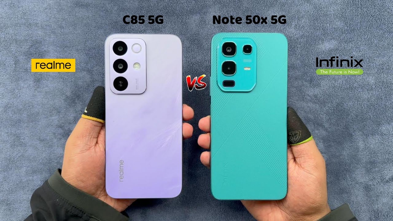 Сравнение скорости Realme C85 5G и Infinix Note 50x 5G