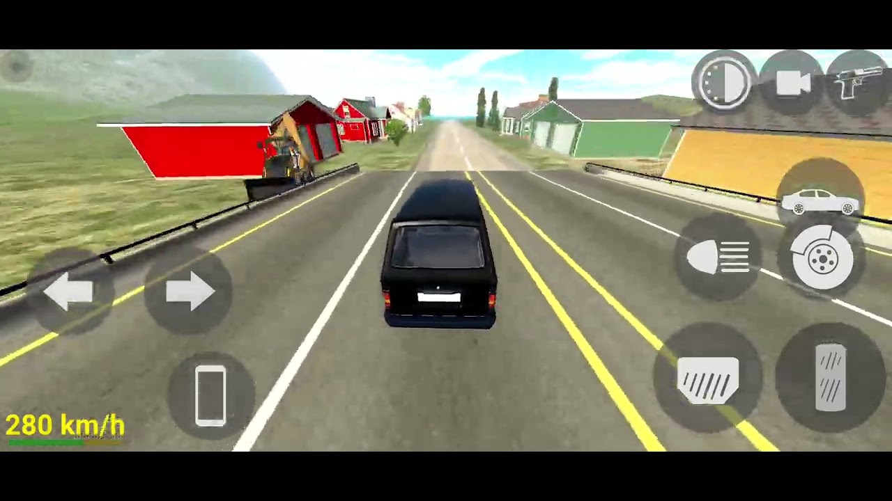 Driving black Maruti Omni on 280 speed 😈😎🤟. # Indian bike driving 3D.