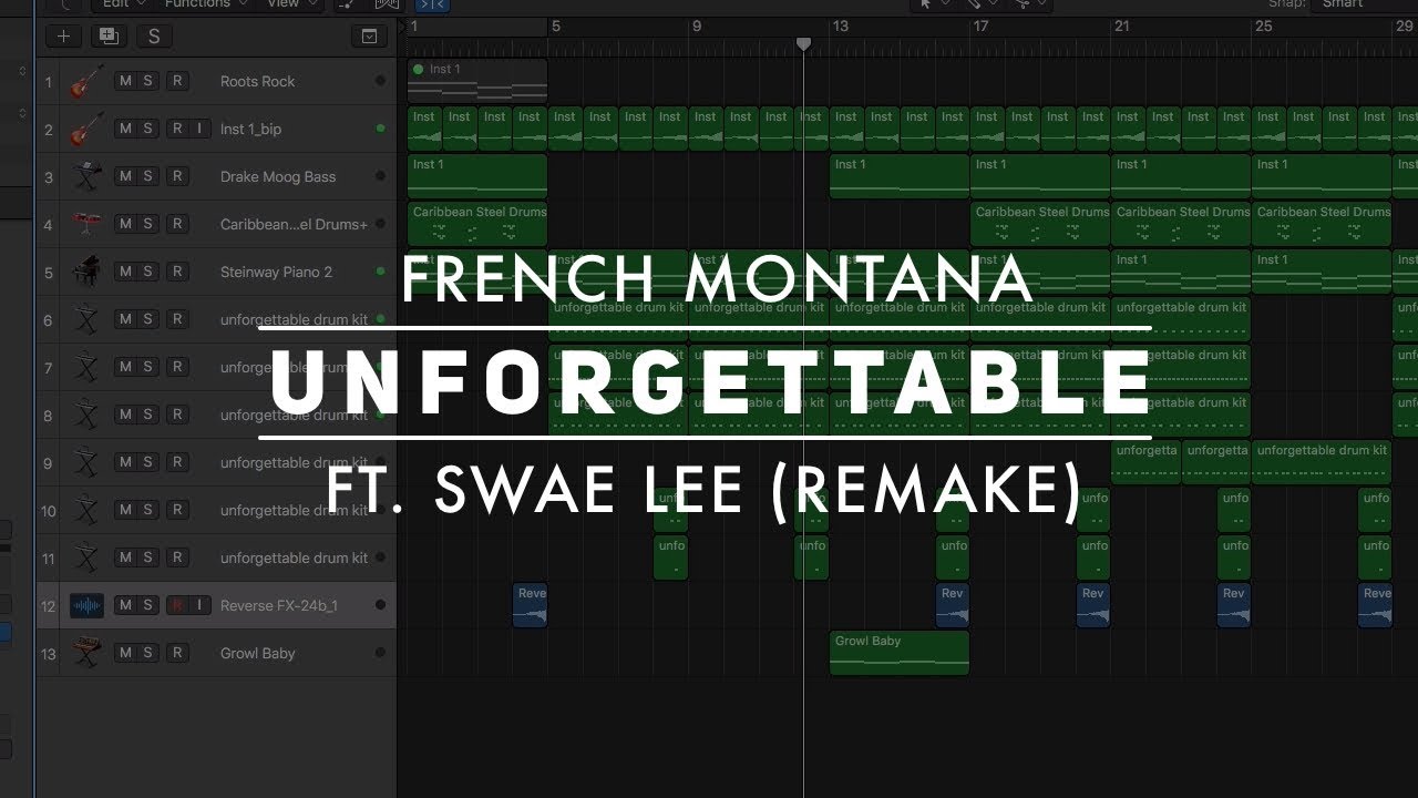 Making a Beat: French Montana - Unforgettable ft. Swae Lee